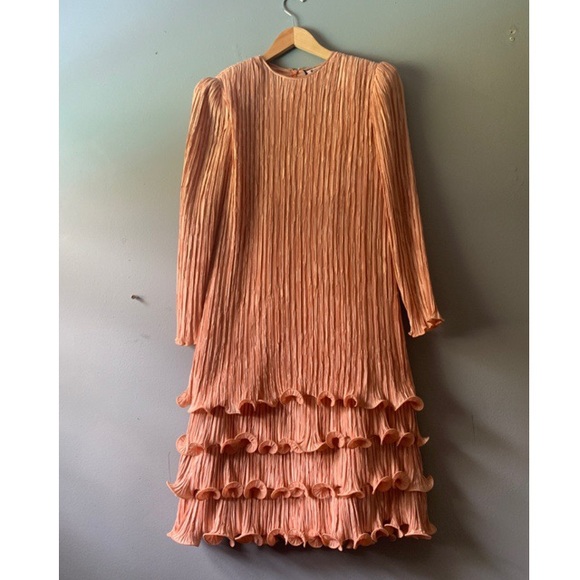 Pierre Labiche Dresses & Skirts - Pierre Labiche Pink Ruffle Dress